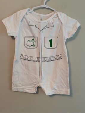 Masters White Caddie Onesie Romper